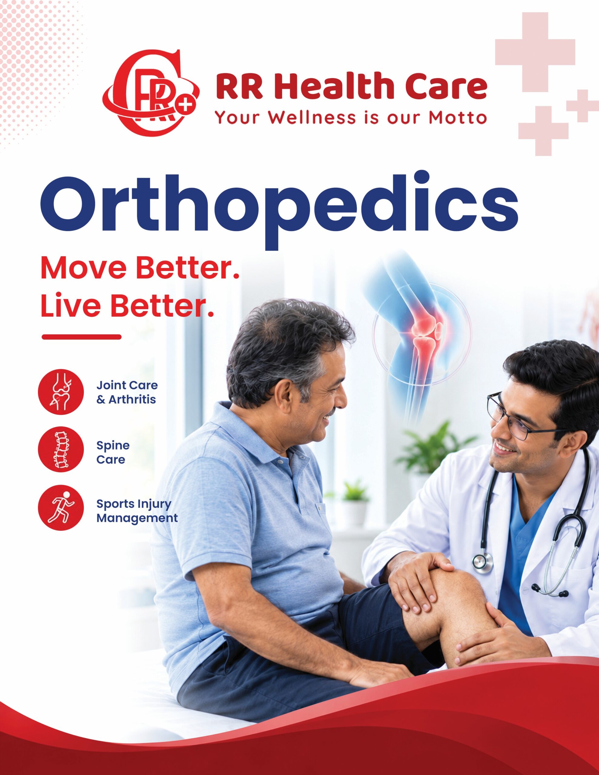 Orthopedics care at RR Health Care